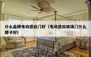 什么品牌电动感应门好（电动感应玻璃门什么牌子好）