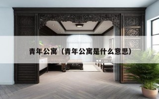 青年公寓（青年公寓是什么意思）