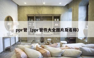 ppr管（ppr管件大全图片及名称）