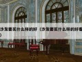 沙发要买什么样的好（沙发要买什么样的好看）