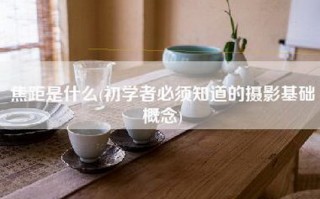 焦距是什么(初学者必须知道的摄影基础概念)