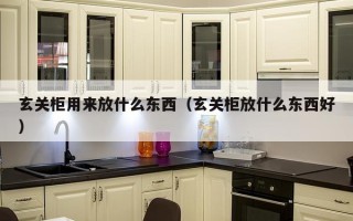 玄关柜用来放什么东西（玄关柜放什么东西好）