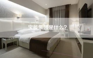 宝能集团是什么？