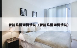 智能马桶如何清洗（智能马桶如何清洗）