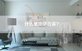 什么是亚萨合莱？