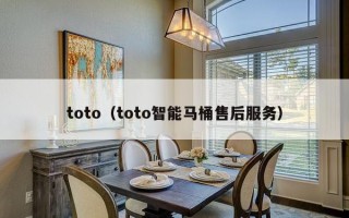 toto（toto智能马桶售后服务）