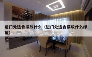 进门处适合摆放什么（进门处适合摆放什么绿植）