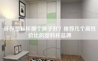 环保塑料杯哪个牌子好？推荐几个高性价比的塑料杯品牌