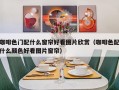 咖啡色门配什么窗帘好看图片欣赏（咖啡色配什么颜色好看图片窗帘）