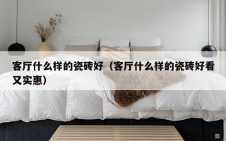 客厅什么样的瓷砖好（客厅什么样的瓷砖好看又实惠）