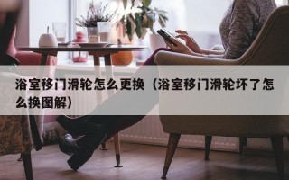 浴室移门滑轮怎么更换（浴室移门滑轮坏了怎么换图解）