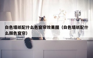 白色墙纸配什么色窗帘效果图（白色墙纸配什么颜色窗帘）