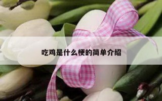 吃鸡是什么梗的简单介绍