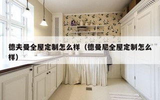 德夫曼全屋定制怎么样（德曼尼全屋定制怎么样）