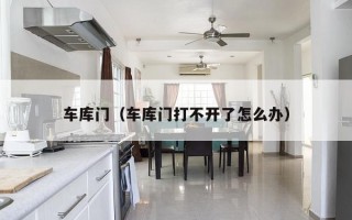 车库门（车库门打不开了怎么办）