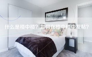 什么是楼中楼？如何在楼中楼中发帖？