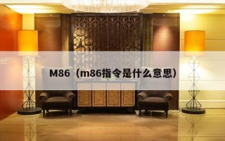 M86（m86指令是什么意思）