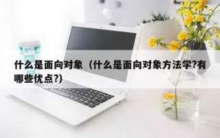 什么是面向对象（什么是面向对象方法学?有哪些优点?）