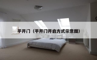 平开门（平开门开启方式示意图）