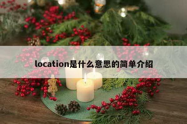 location是什么意思的简单介绍-第1张图片