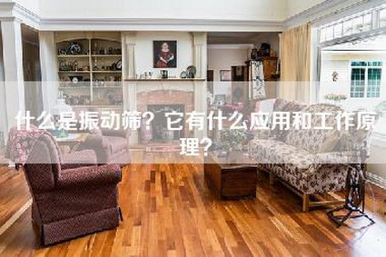 什么是振动筛？它有什么应用和工作原理？-第1张图片