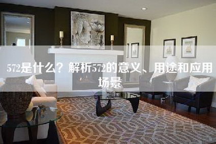 572是什么？解析572的意义、用途和应用场景-第1张图片