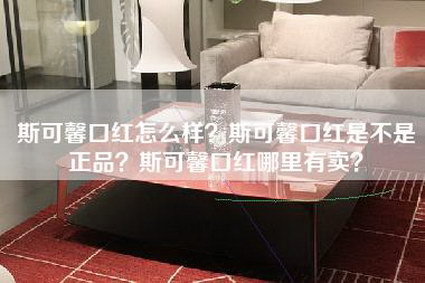 斯可馨口红怎么样？斯可馨口红是不是正品？斯可馨口红哪里有卖？-第1张图片