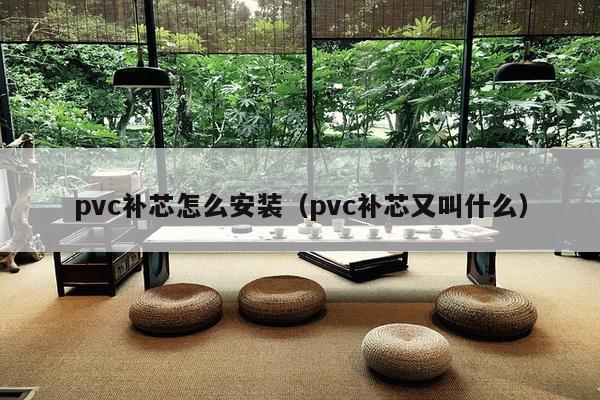 pvc补芯怎么安装（pvc补芯又叫什么）-第1张图片