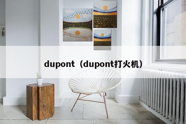 dupont（dupont打火机）-第1张图片